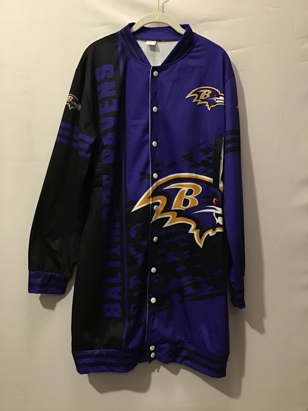518 Baltimore Ravens Purple & Black Team Jacket  Dress